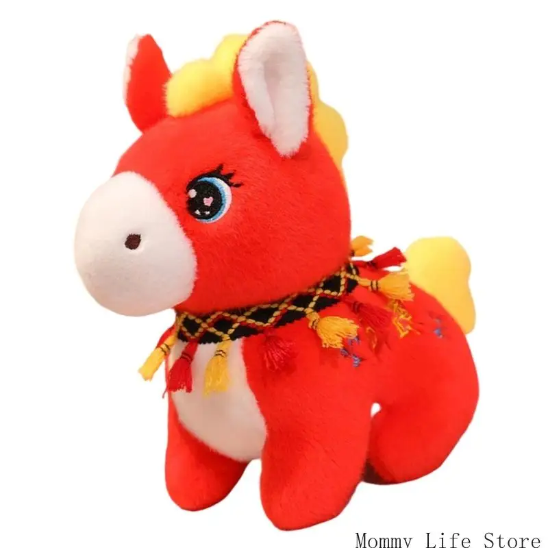Urocza pluszowa zabawka w kształcie konia z najwyższej jakości wypełnieniem z bawełny PP Bezpieczny pluszowy koń pluszowe kucyki