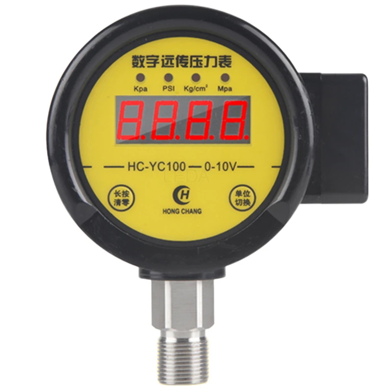 

1Pcs HC-YC100 100mm Digital Remote Pressure Gauge Converter Constant Pressure Water Supply Transmitter 0-5V 0-10V