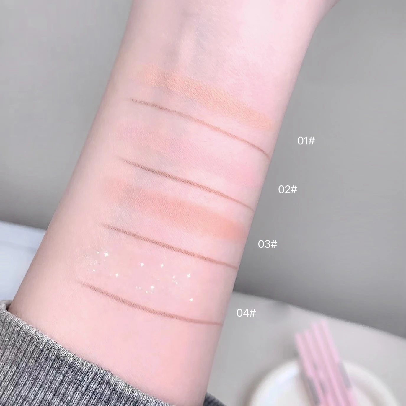 両端リーニングシルクワームアイライナーペンシルナチュラルパール光沢マットヌードピンクハイライターシャドウペンブライトニングアイメイクアップホット