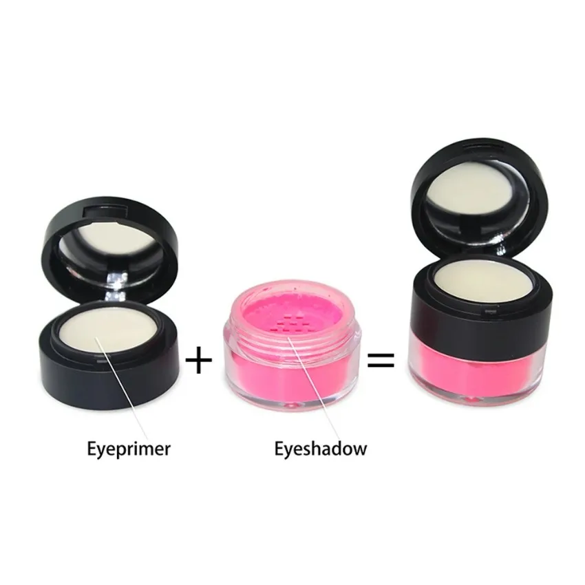 Private Label 7colors Neon Eyeshadow&eyeprimer Matte Waterproof Long Lasting Pigmented Easy To Colored Eyes Beauty Makeup Bulk