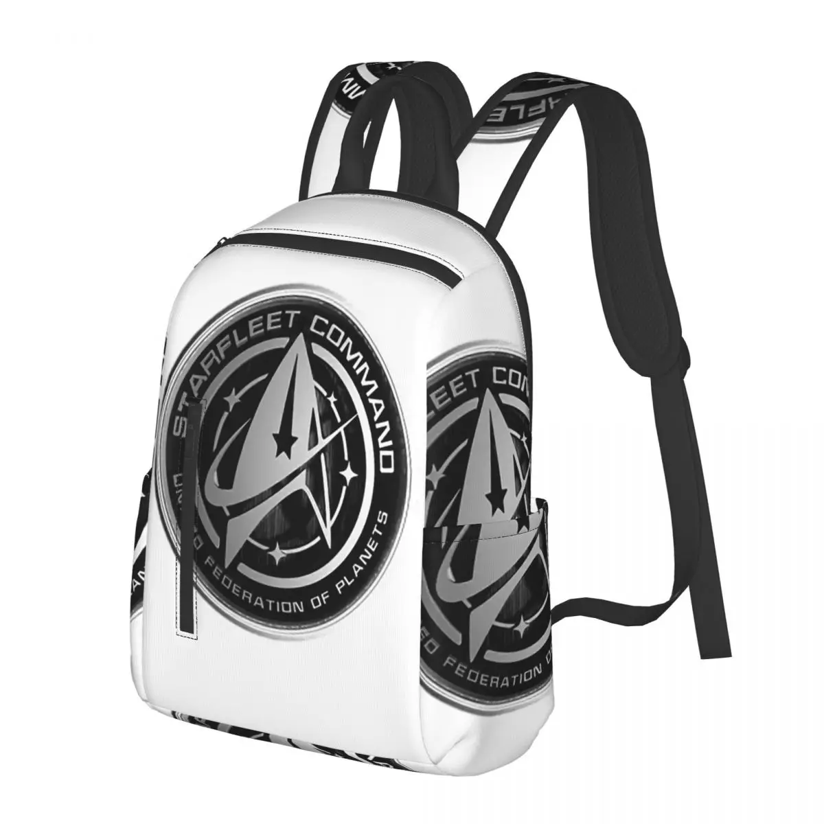 Star Treks Science-Fiction-TV-Serie, Studentenrucksack, Schultasche, Wandern, Reisen, Tagesrucksack für Männer und Frauen, Büchertasche, Umhängetaschen