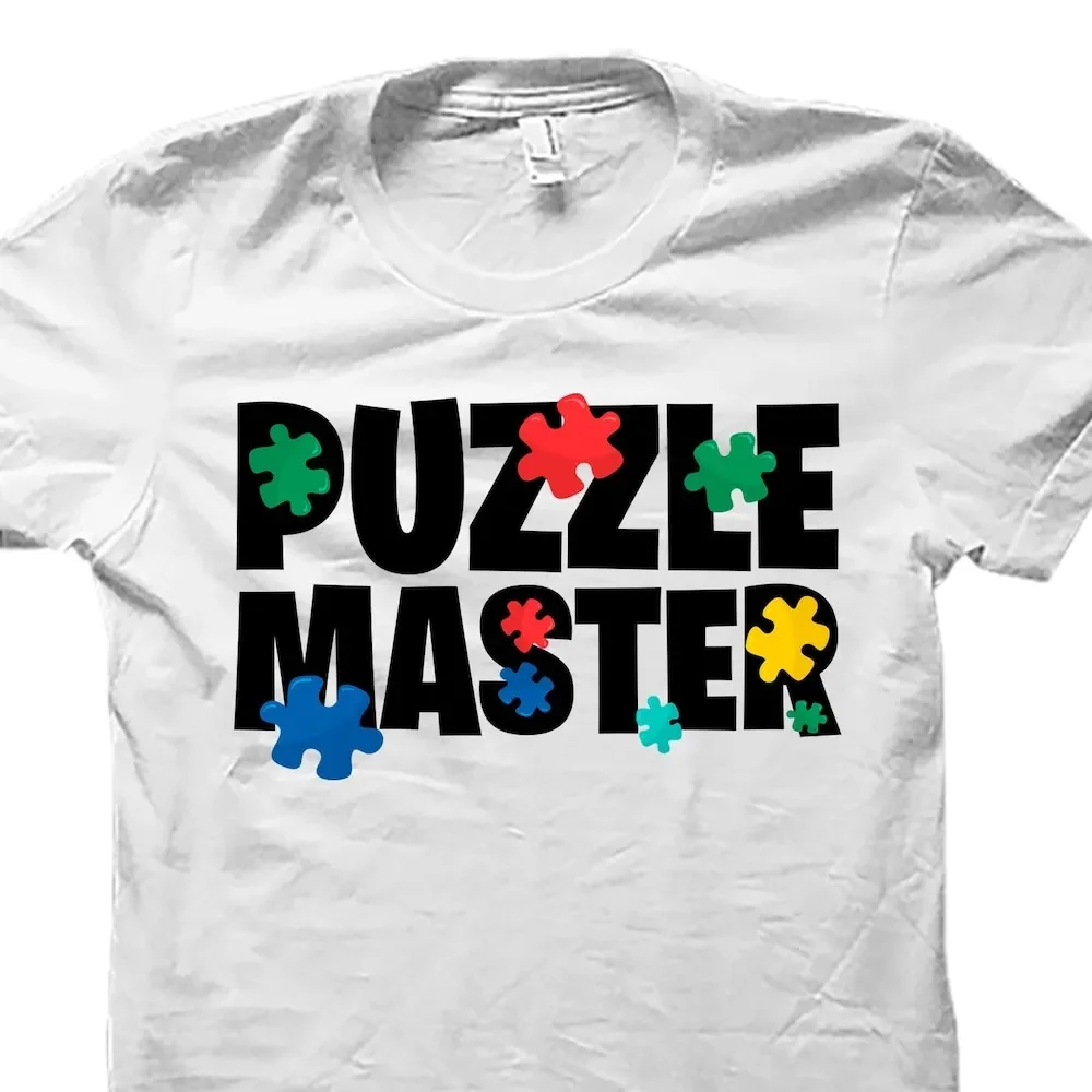 Puzzle Lover T Shirt Jigsaw Pieces Os4169