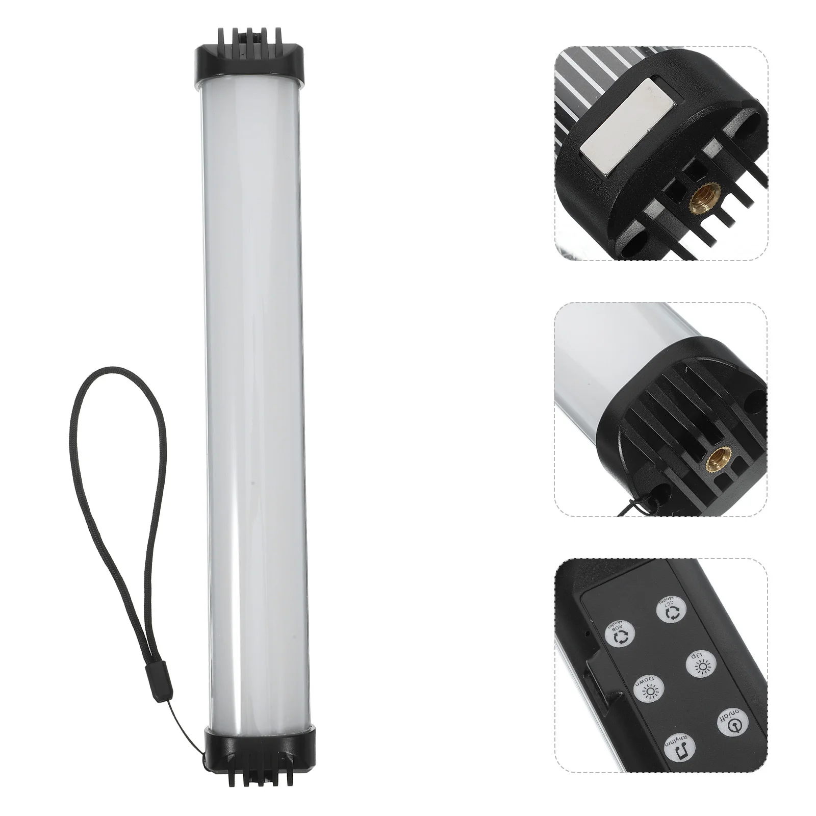 

Portable Photography Light Fill Light Rgb Handheld Lighting Fixture for Video Live Streaming Adjustable Brightness Color Modes