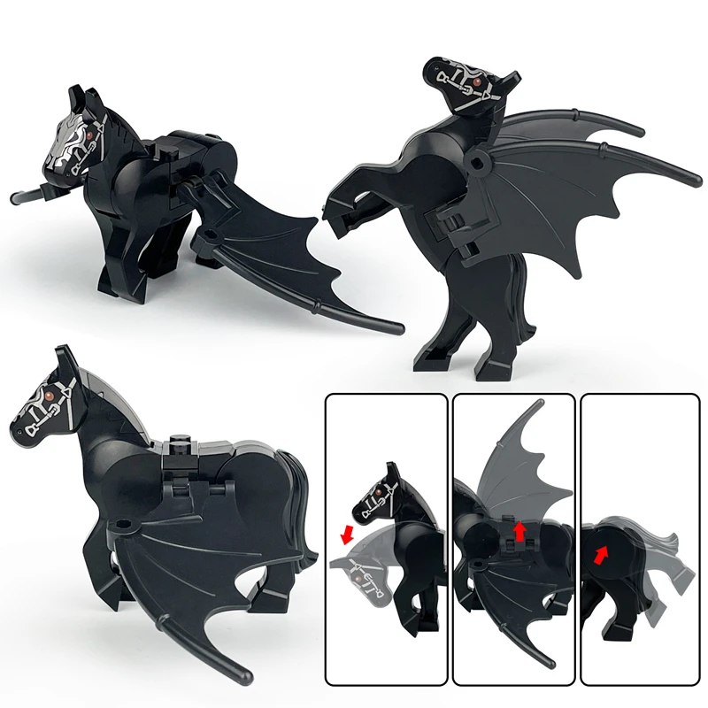 2PCS/SET Magic Scene Pegasus Wings Building Blocks