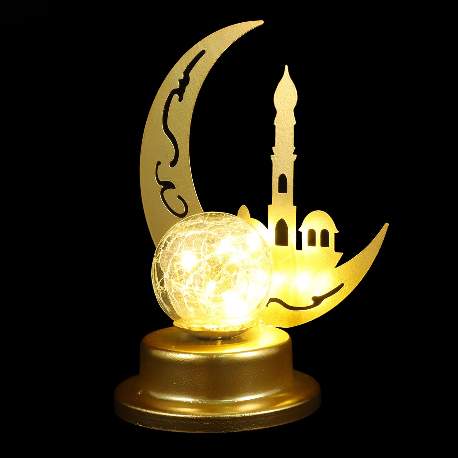 

Eid Mubarak Ramadan Lamp LED Night Light Decoration Moon Tabletop Gift for Festival Party Home Decor Muslim Holiday Lighting