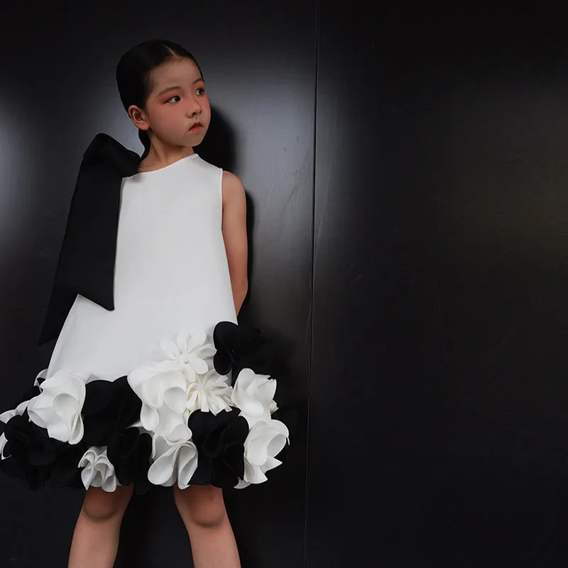 

Праздничное платье для девочек на первый день рождения, вечернее платье принцессы, детский костюм для вечеринки, наряд для торжественных мероприятий