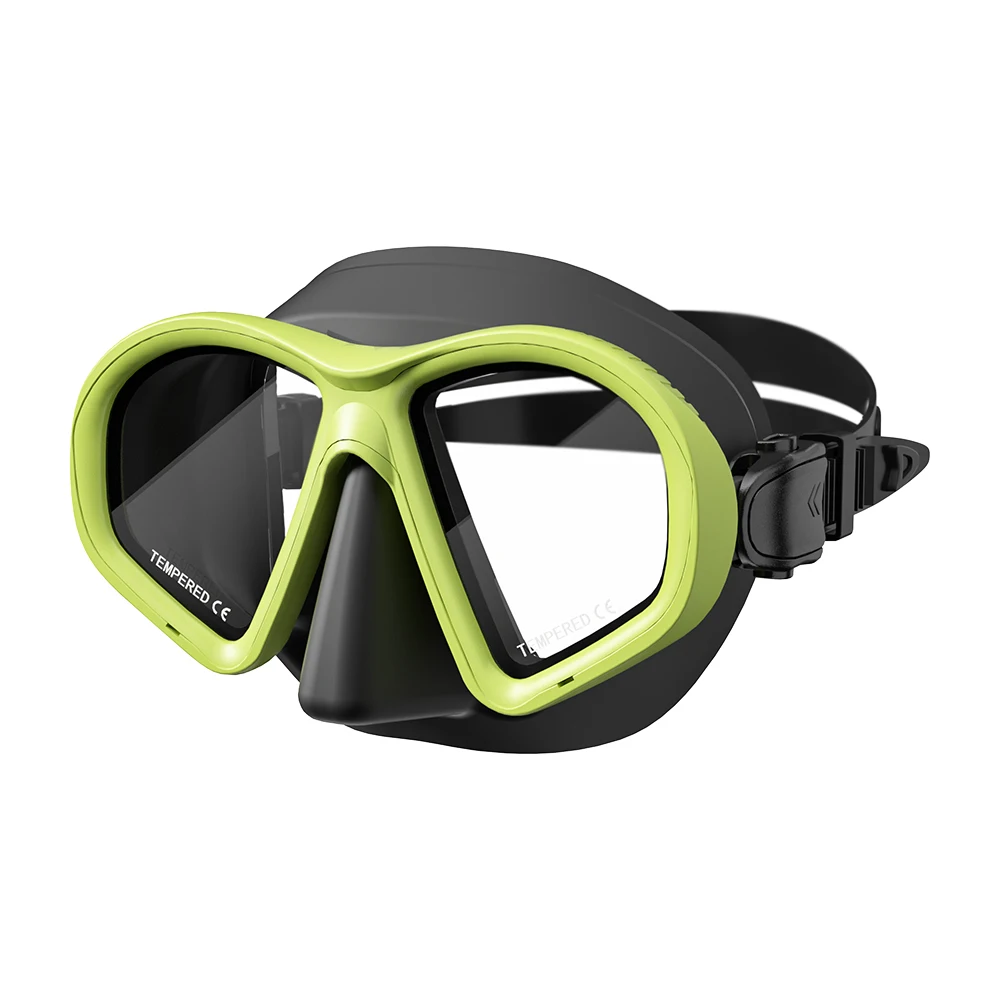 

Tempered Glass Lens Silicone Ultra Low Volume Freediving Mask plastic Surface Treatment Spray Paint