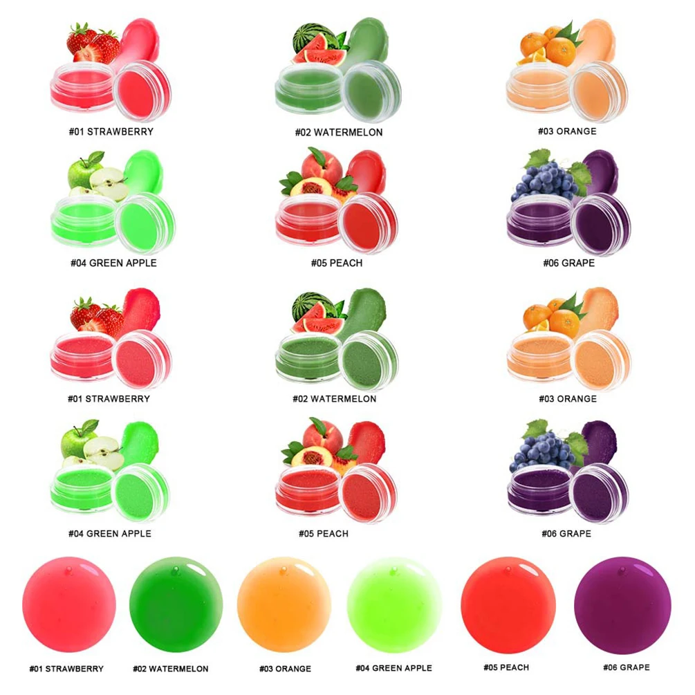 

6-color Private Label Lip Scrub Oil Lip-mask Custom Logo 3-in-1 Lips Care Set Moisture Repair Hydrated Makeup Wholesale Vegan