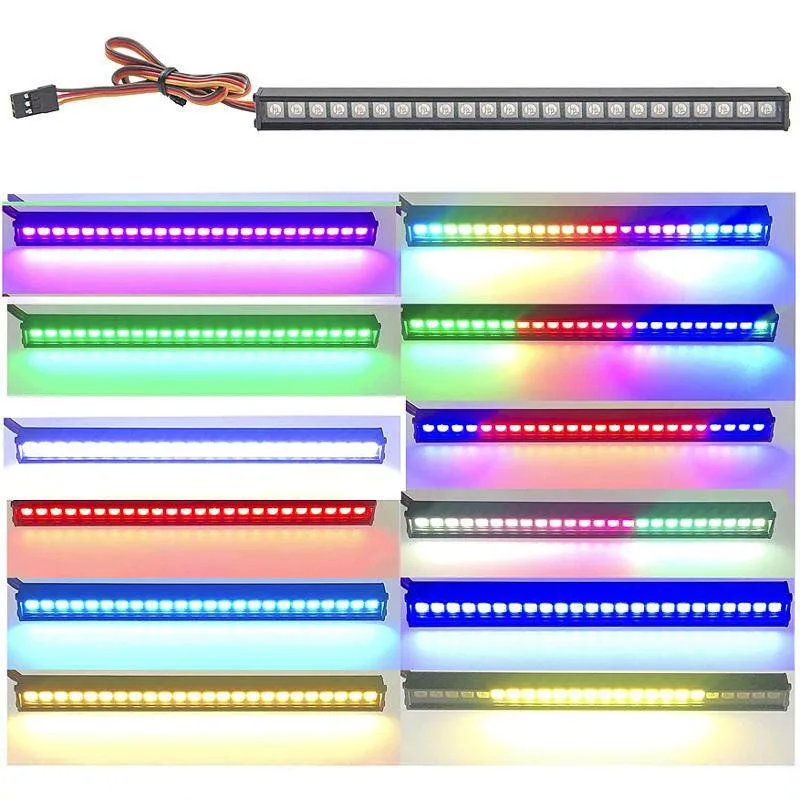 For ARRMA 1/7 Infraction RC Super on-Road Car Tail Lights Color Tail Lights with LED Controller Decorative Lighting Upgrade Part