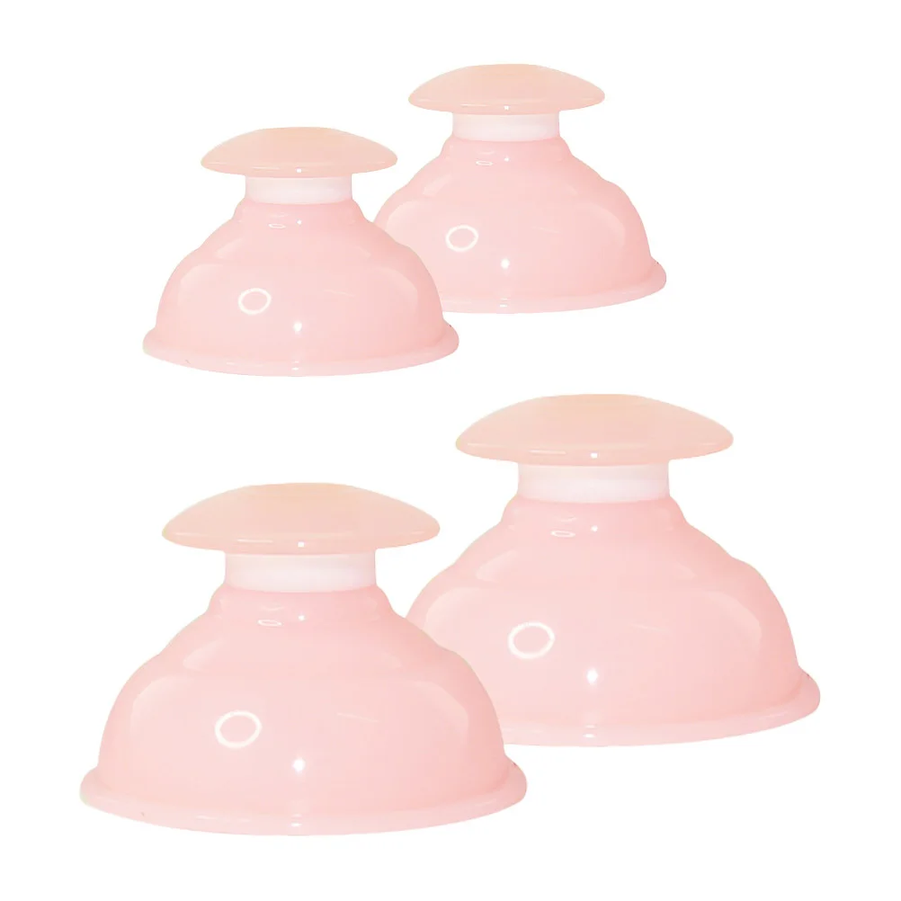 

4Pcs Flameless Vacuum Cupping Cups Silicone Body Massage Therapy Tool Home Salon Use Muscle Blood Flow Boost