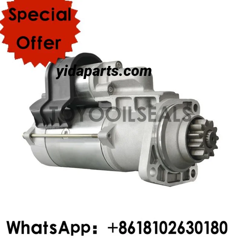 

Chinese WD615 WD618 QD2845 engine starter 24V 11T 5.5KW 612600090561 for WEICHAI WD615 WD618