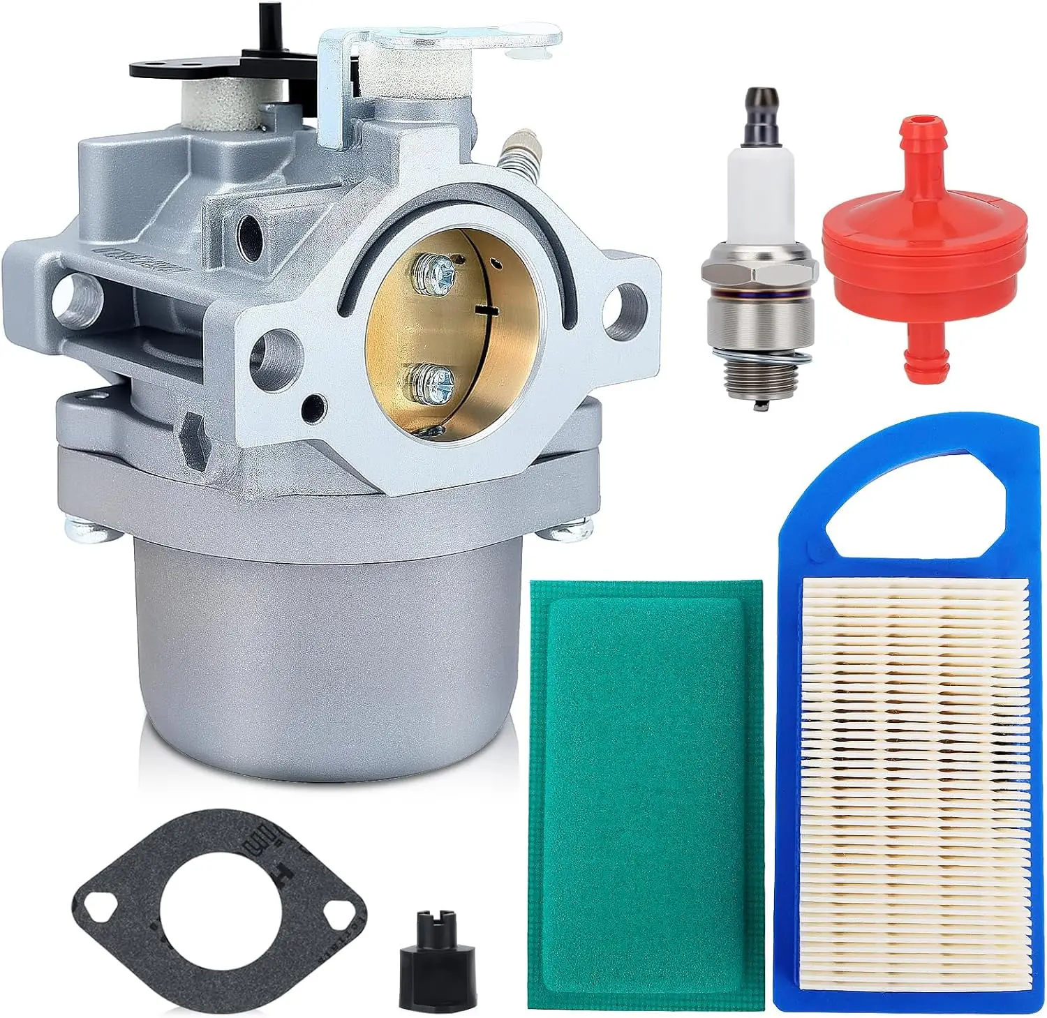593432 Vergaser 698413 794421 797007 794653 791266 698772 794215 791178 21A807 Motor mit Vorfilter, Kraftstofffilter, Zündkerze