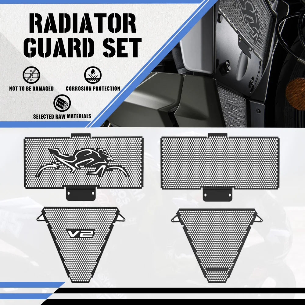 motorcycle-for-ducati-panigalev2-v2-202-2024-2023-upper-and-lower-radiator-guard-set-engine-cooler-grille-cover