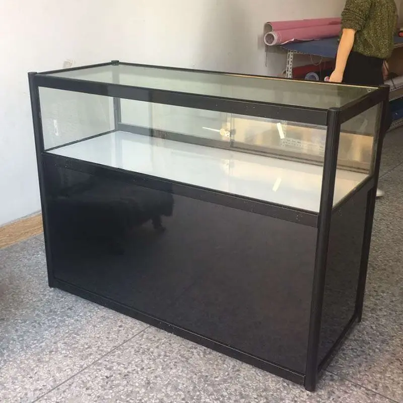 Jewelry Counter Jewelry Display Cabinet Jewelry Counter Mobile Phone Cabinet High-end Shopping Mall Cabinet Shelf Tobacco and Wi