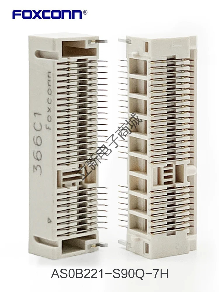 

10pcs Foxconn PCI-E AS0B221-S90Q-7H 52P H9.0 Forward Slot Mini PCIe
