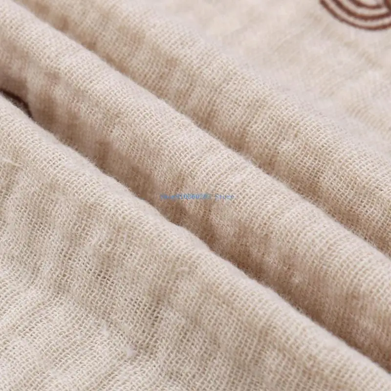 مريلة تغذية قطنية K9FF ذات لون سادة، مريلة رسم للأولاد والبنات والرضع والأطفال الصغار بدون أكمام، مريلة تغذية للأطفال #3