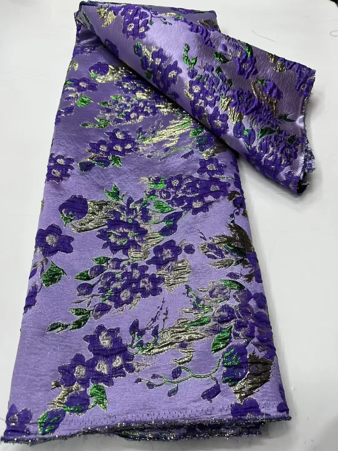 

African Jacquard Lace Fabric 2025 Nigerian Jacquard Brocade Lace Fabrics for Elegant Women Party Dresses Sewing NCW6298