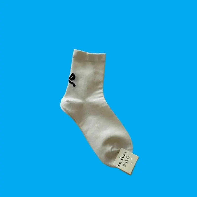 Chaussettes Courtes et Fines en Coton avec Nministériels d de Talon pour Femme et Fille, Nouvelle Collection Printemps et Été 3/6, 2024 Paires