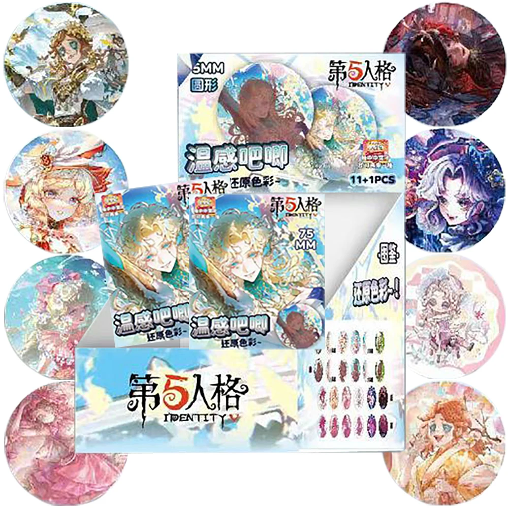 

Identity Ⅴ Collection Temperature Change Badge Fans' Favorite Classic Novels Comic Characters Creative Broochs Toys Fun Gifts