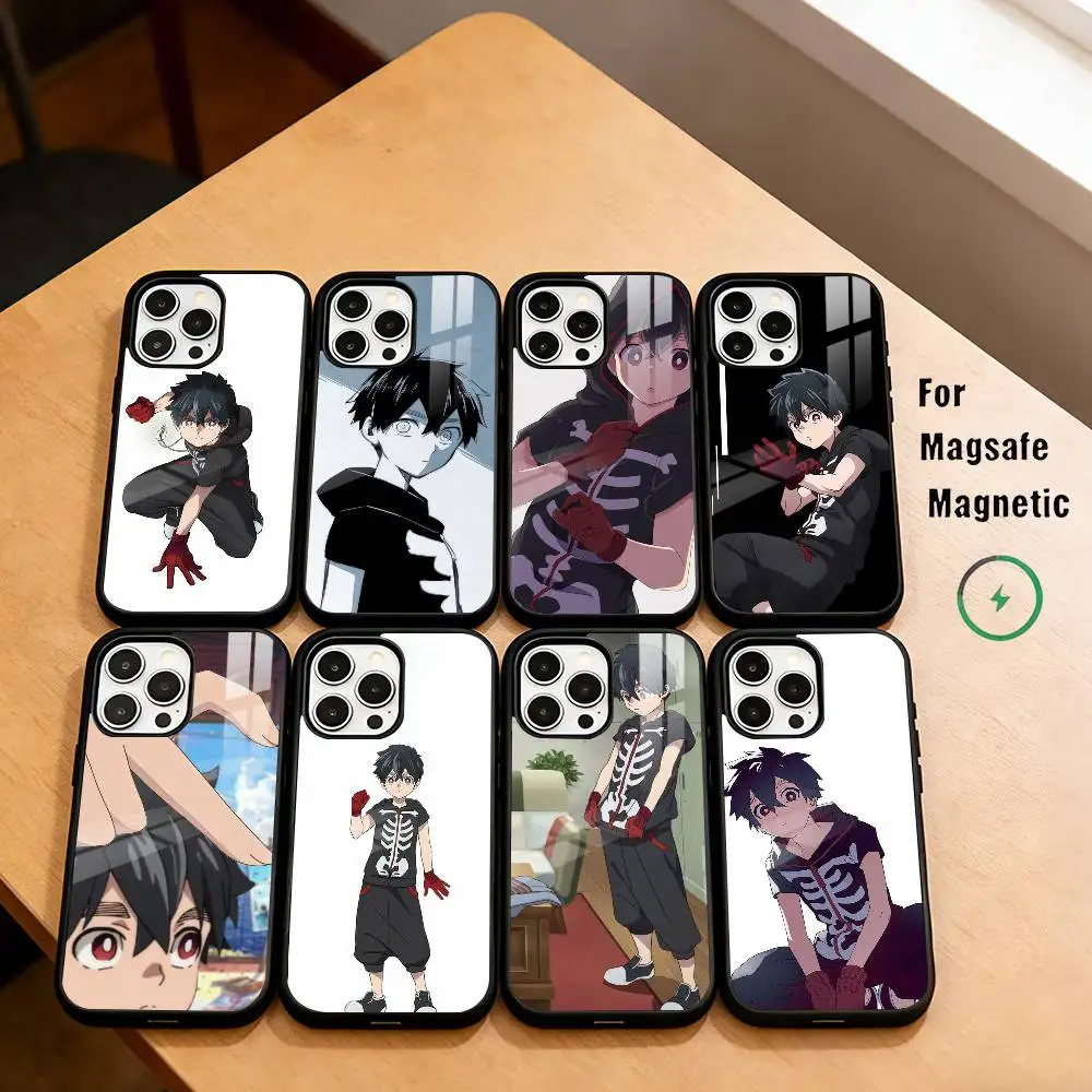 

H-Half-demon K-Kusaka K-Kabane Phone Case For iPhone17,16,15,14,13,12,11 Plus,Pro Magnetic For Magsafe Wireless Charging