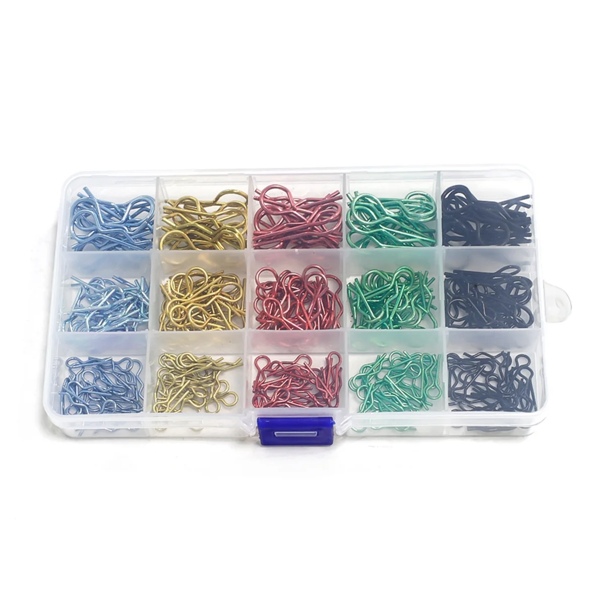 260Pcs RC Car Body Shell R Clips for 1/8 1/10 1/12 1/14 1/16 1/18 Bodyshell Pin Metal Body Shell Clip Pin