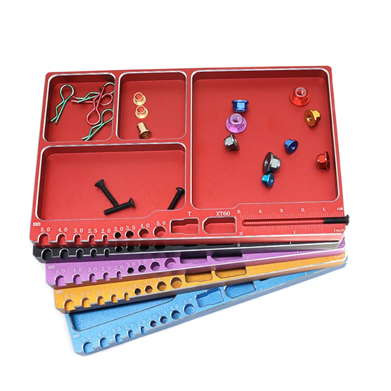 

RC Model Car Tool Tray Screw Bearing Nut Tray Storage Tray Repair Tool Finishing Box Tool for RC Crawler Car RC Boat