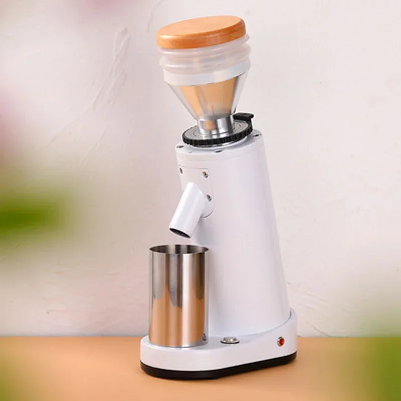 

Electric Coffee Bean Grinder Italian Hand-punch Coffee Grinder Small Desktop 40MM titanium Metal Grinder koffie batidora