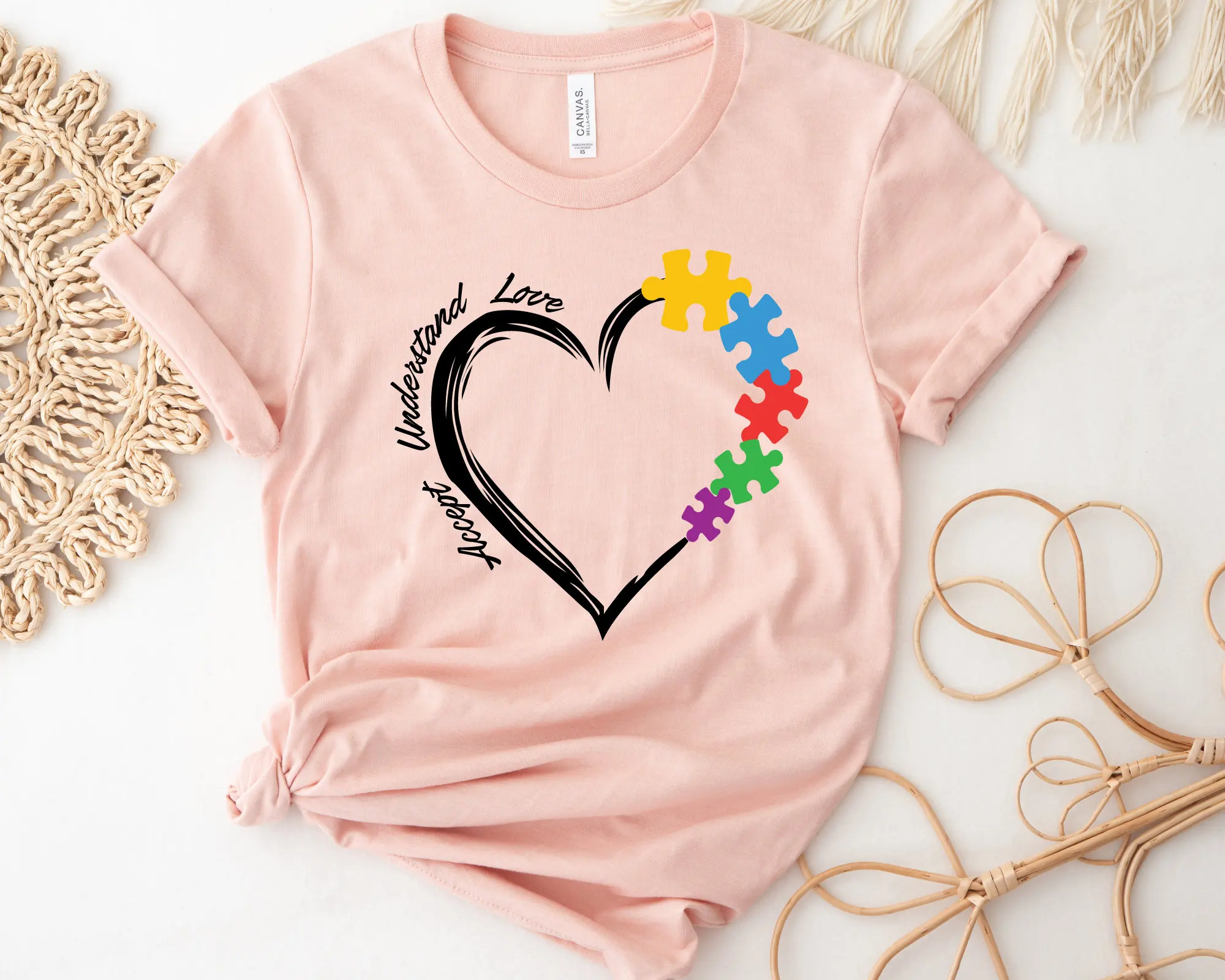 Autism T Shirt Accept Understand Love Awareness Month Support For Special Education Teacher Puzzle Piece