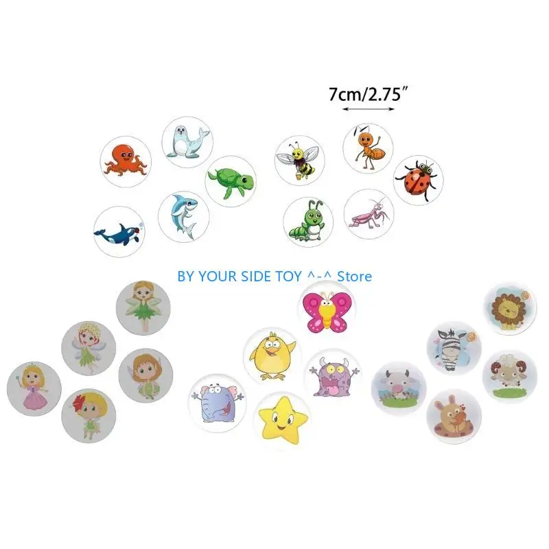 قعادة مقعد التدريب ملصق سحري الحيوان طفل قعادة التدريب المرحاض اللون تغيير ملصق ملصق مضاد للمياه U6XE #6