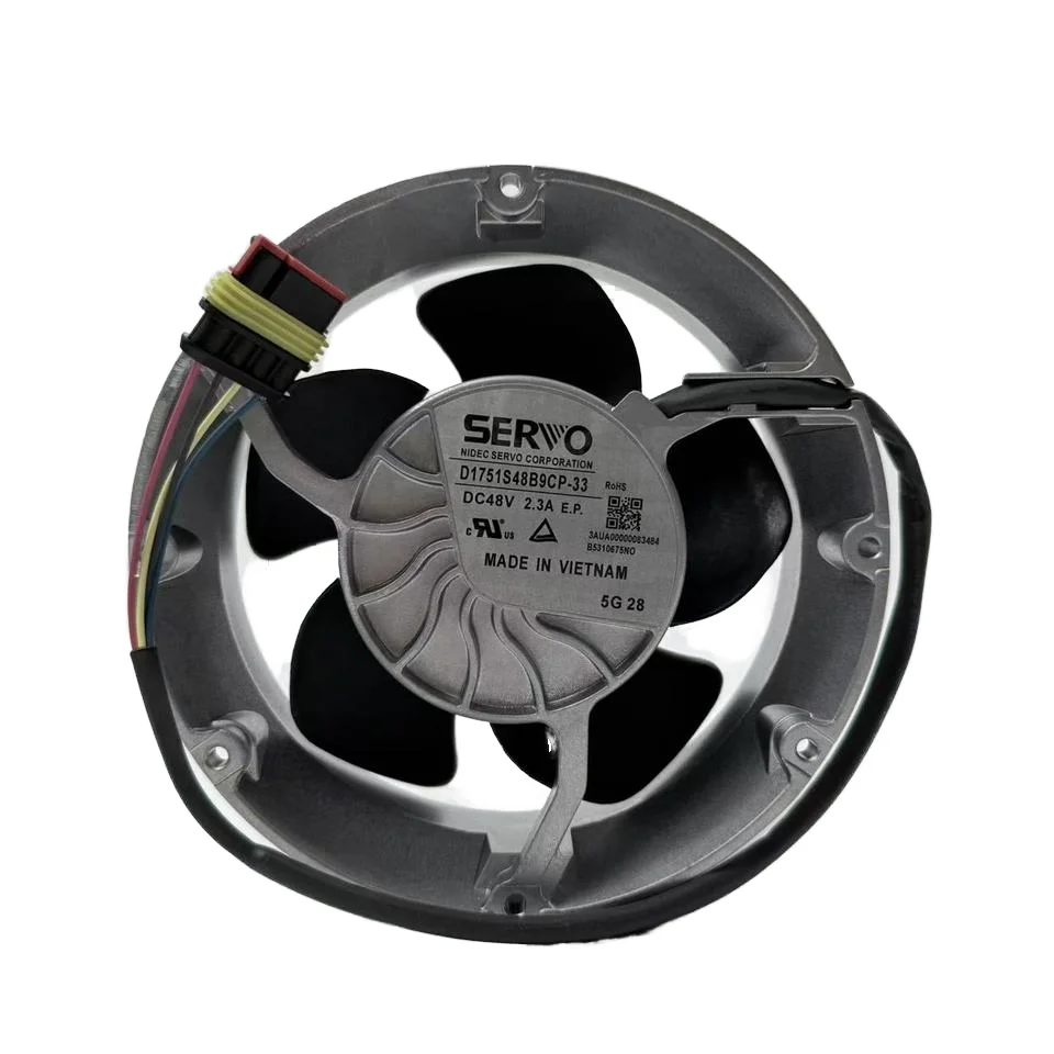 ABB inverter cooling fan D1751S48B9CP-33 DC48V all-metal axial flow industrial ventilation system wholesale servo fan