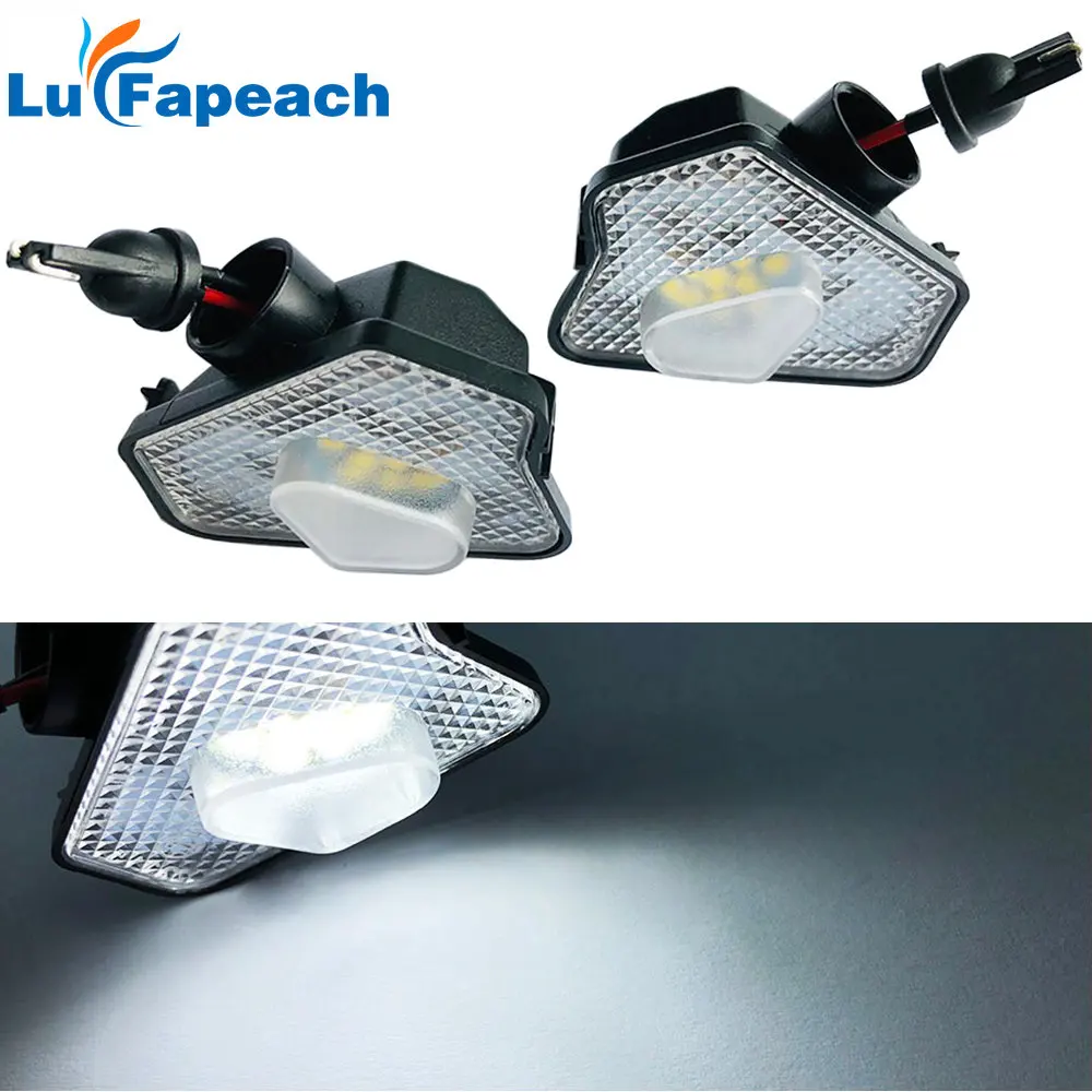 2x Car LED Under Side Mirror Light Puddle Lamp for Mercedes Benz W176 X156 W204 W212 W246 W117 W218 W219 W209 W221 C117 W242 