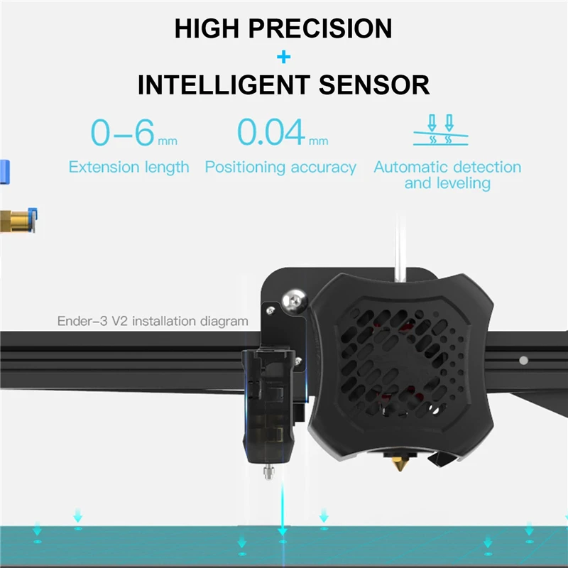 공식 Creality BL Touch V3.1 Ender 3 시리즈/CR 10 3D 프린터 32 비트 V4.2.2/V4.2.7 용 자동 침대 수평 조절 센서 키트 업그레이드