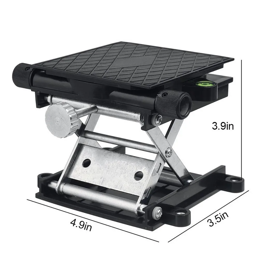 Lab Lift Lifter Table Experiments Aluminum Oxide Black Stand Rack Table 1 Pcs 3.6inx3.6in 47-110mm High -quality