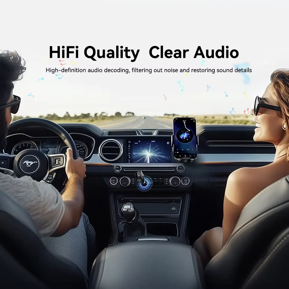 Bluetooth 6.0 トランスミッターレシーバーアダプターワイヤレスオーディオ車の音楽ヘッドフォンスピーカー 3.5 ミリメートルジャック AUX ワイヤレスオーディオアダプター ,Bluetooth 6.0 Transmitter Receiver Adapter Wireless Audio For Car Music Headphone Speaker 3.5mm Jack AUX