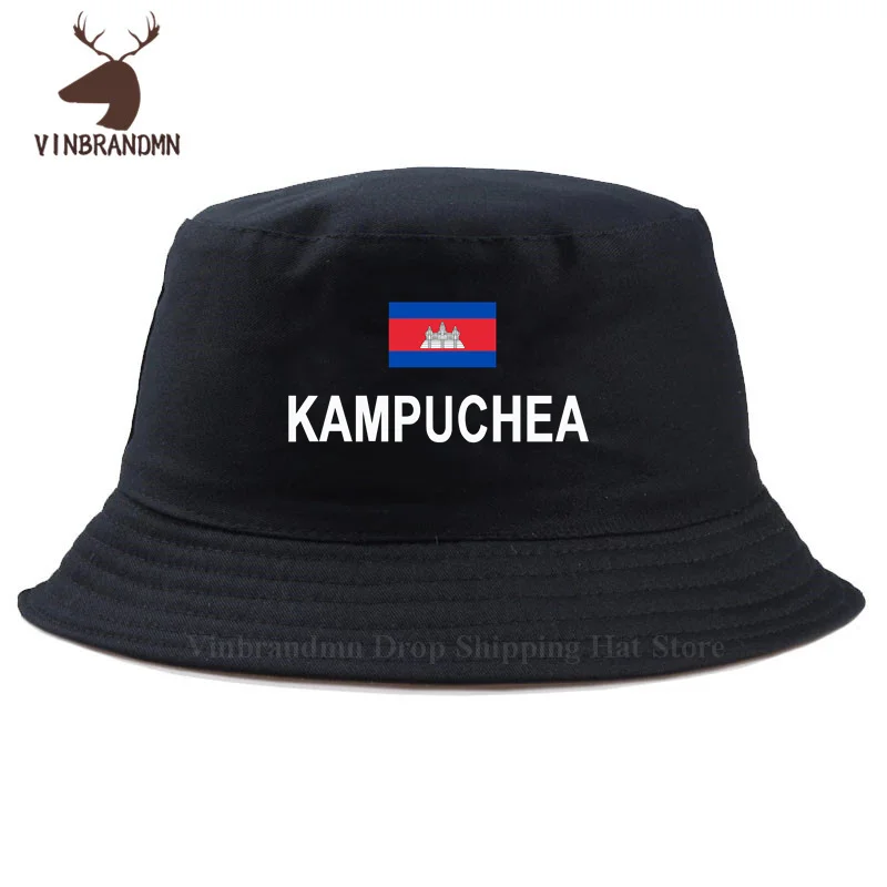 Cambodia Kampuchea KHM Cambodian Khmer baseball cap summer hip hop bucket hat 2022 hot sale nation fashion fishing fisherman hat