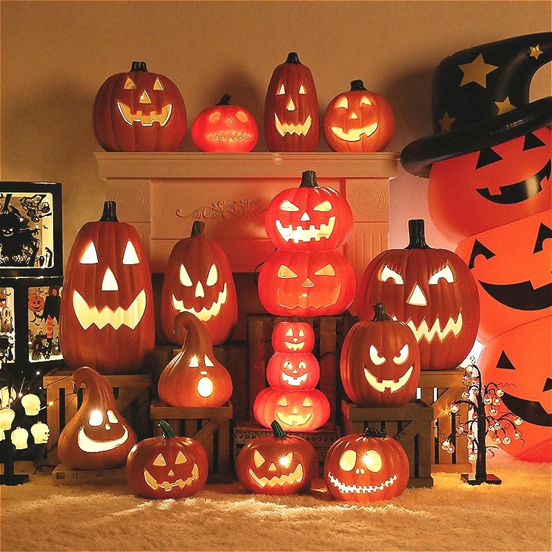 Halloween Jack-o '-lantern Theme Decoration Beauty Chen Scene, Atmosphere Layout Photo Props, Indoor and Outdoor Lighting Pieces