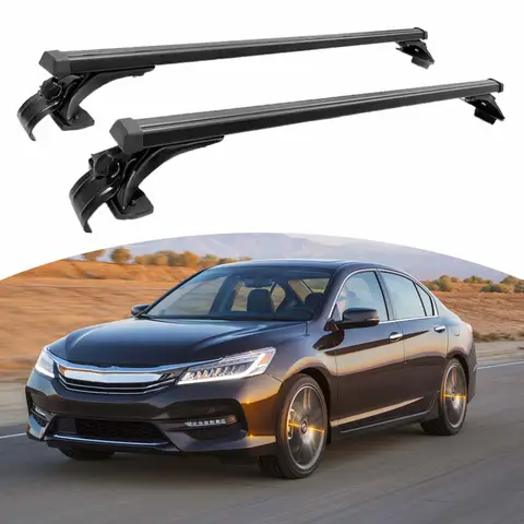 2PCS Crossbar Luggage Roof Rack Rails Aluminum Kayak Cross bars Fits for Honda Accord 2013-2017