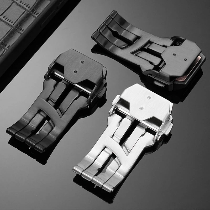 ウブロビッグバンシリーズ用高品質ステンレス鋼バックルステンレス鋼折りたたみバックル絶妙な時計アクセサリー 22 ミリメートル