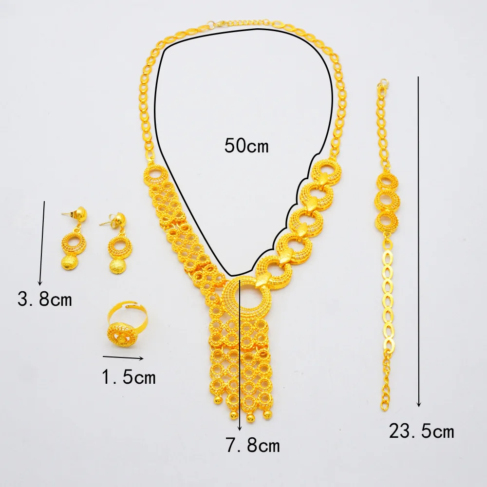 Necklace/Earrings/Bracelet/Ring (Hoop Style) Women 24K Gold, AU999 | Gold-inlaid taotie hoops with threaded diamonds.