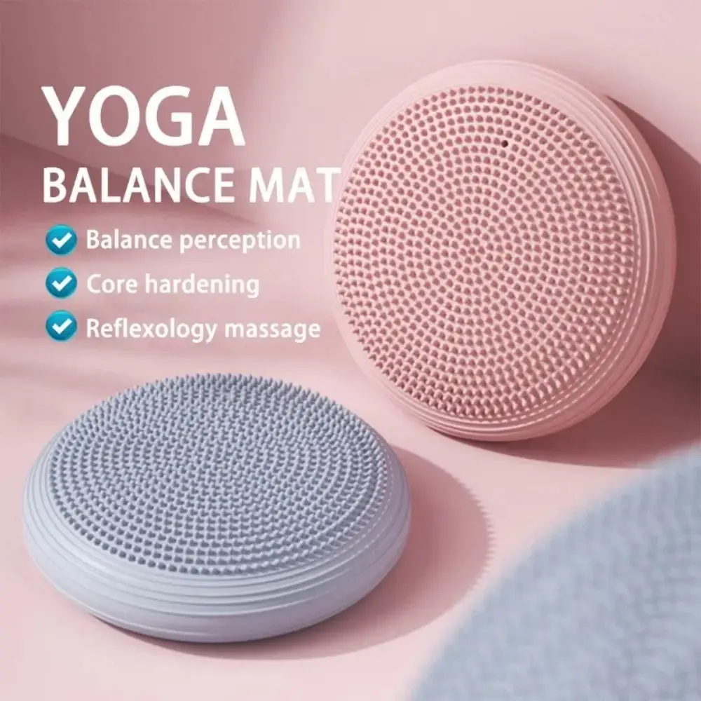 Übung Core Muskeln Yoga Balance Luftkissen Muskelentspannung Aufblasbarer Multifunktions-Balance-Trainer Fußmassage Flexibel