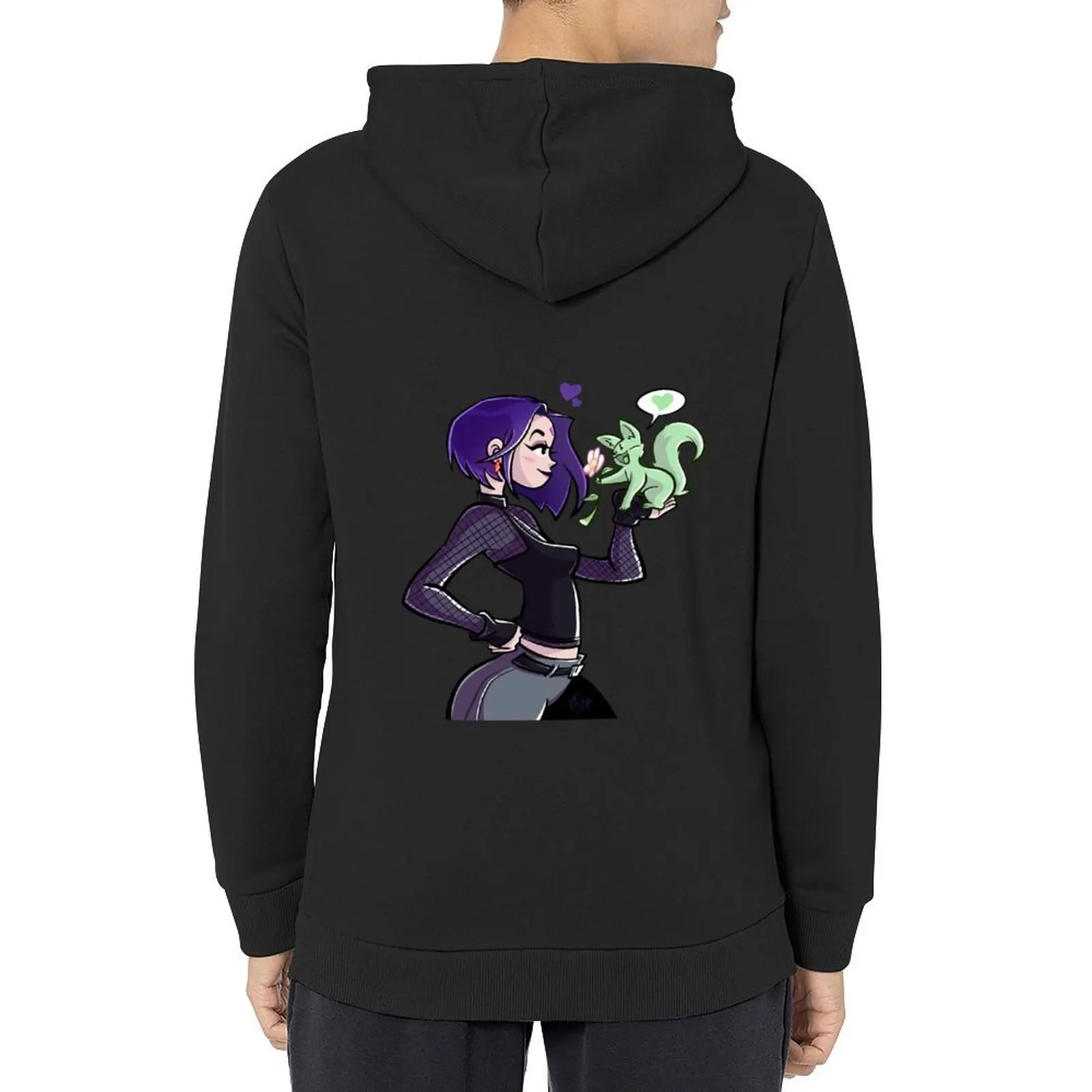 

Raven & Beast Boy Hoodie korean style clothes men clothes anime clothing male clothes hoodie for men