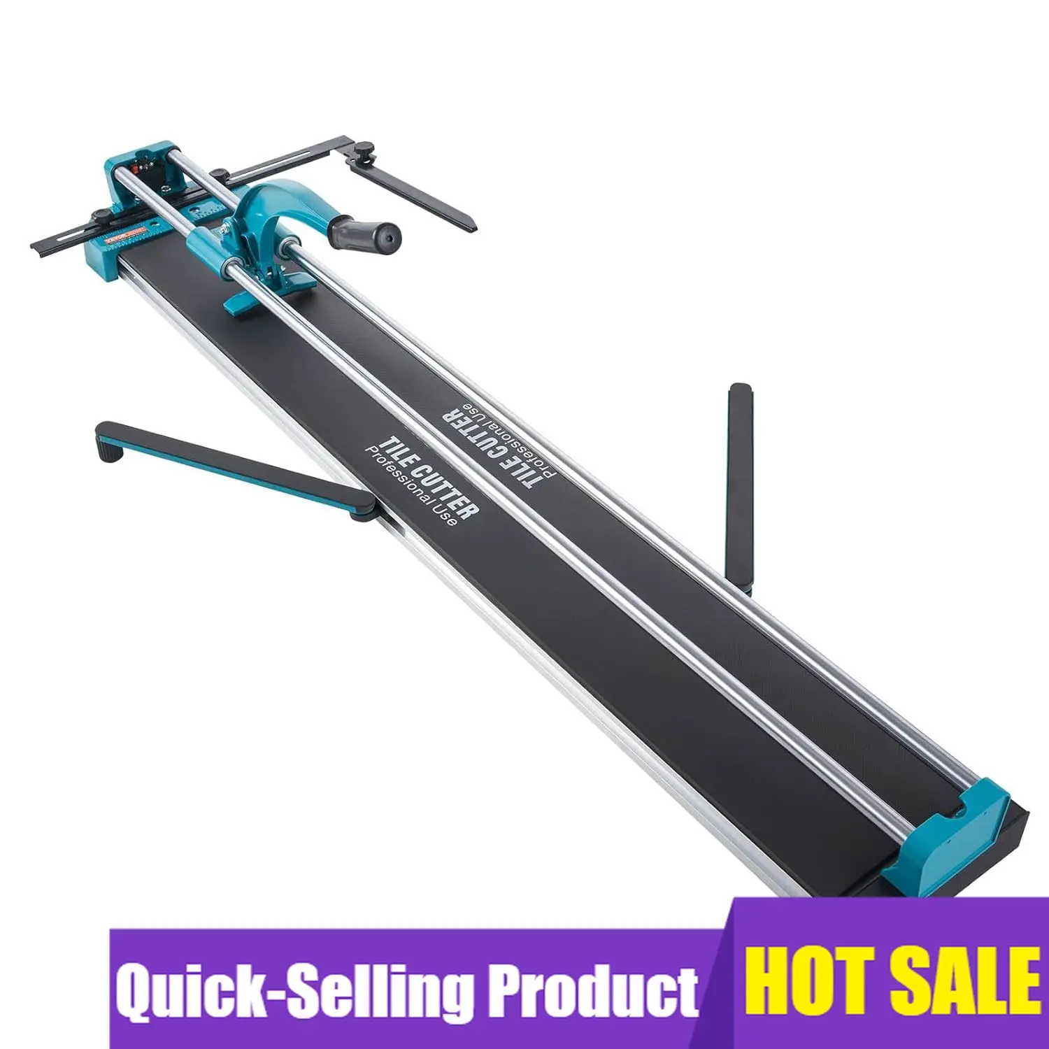 

Manual Tile Cutter 48 Inch, Laser Guide & Tungsten Wheel for Precision, Cuts Porcelain & Tile, All-Steel Durable Frame, Large 48