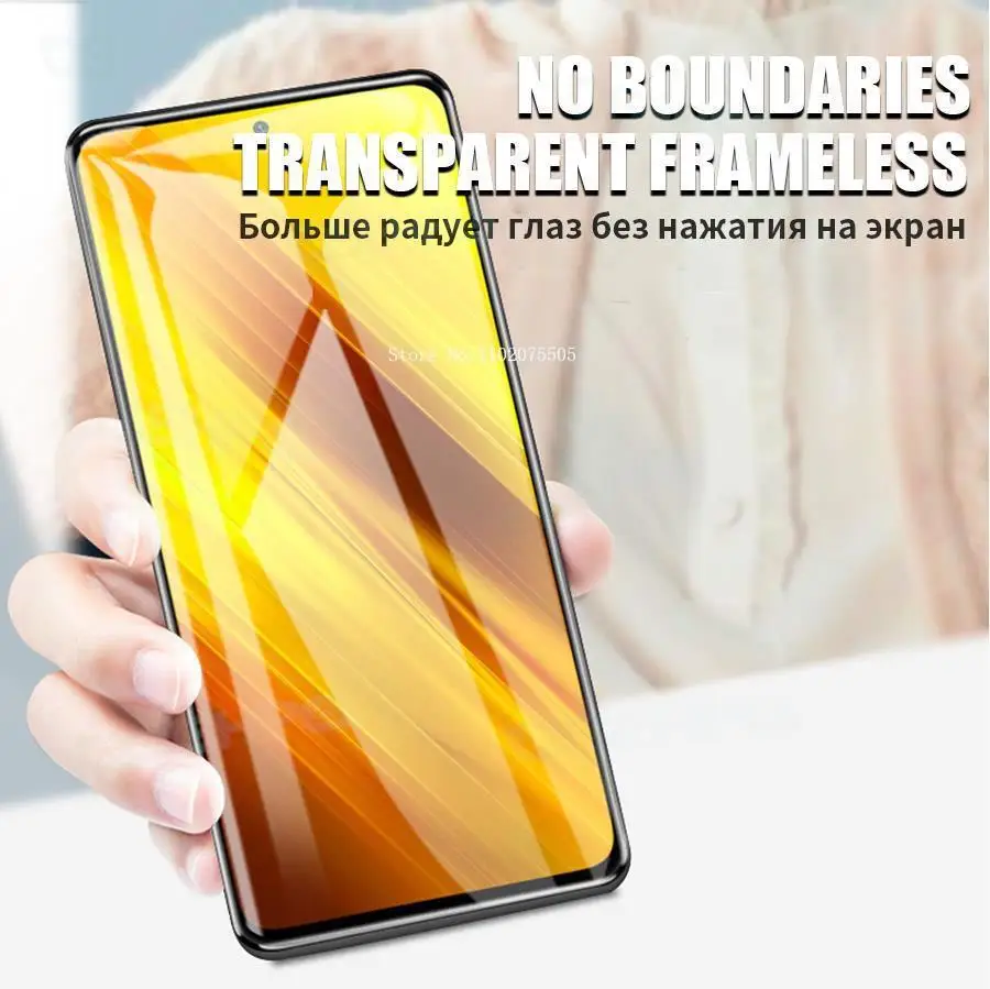 Protector de pantalla para teléfono móvil Xiaomi, cristal transparente de alta calidad para modelo POCO M2, M3, M4, M5 Pro, M5S, Poco X3, X4, NFC, X2, F2, F3, F4, GT, por 2 uds.