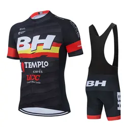 New 2026 Pro Team BH Short Sleeve Cycling Jersey Set 19D Pad Pants Suit Mens Summer MTB BICYCLING Shirts Maillot Culotte Wear