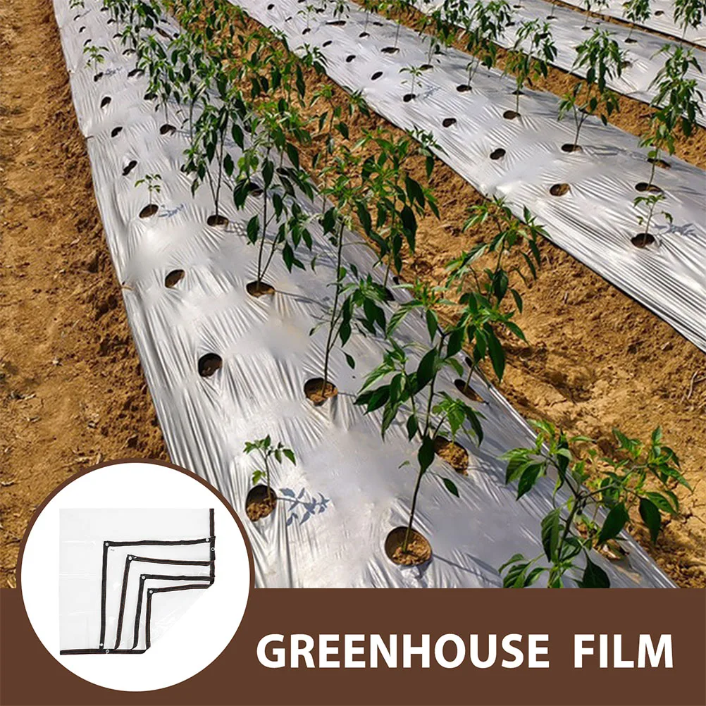 

3 м x 3 м пылезащитный непромокаемый чехол изолирующий морозостойкий тепличный пленка пластиковый лист садовые защитные растения зимнее выращивание