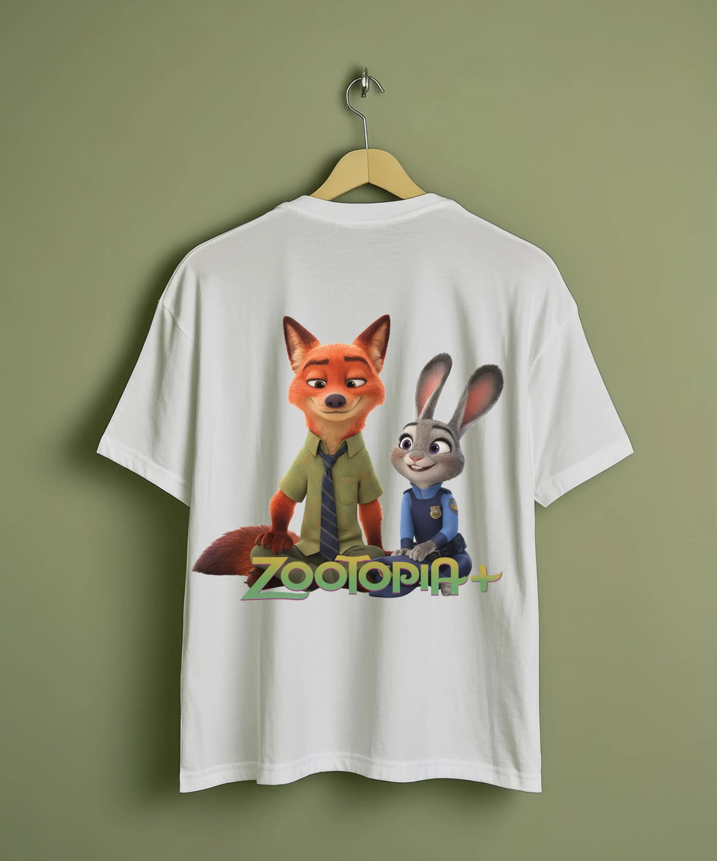 تيشيرتات بتصميم Zootopia Nick and Judy مناسبة لكل من الأولاد والبنات مثالية لملابس الوالدين والطفل والهدايا