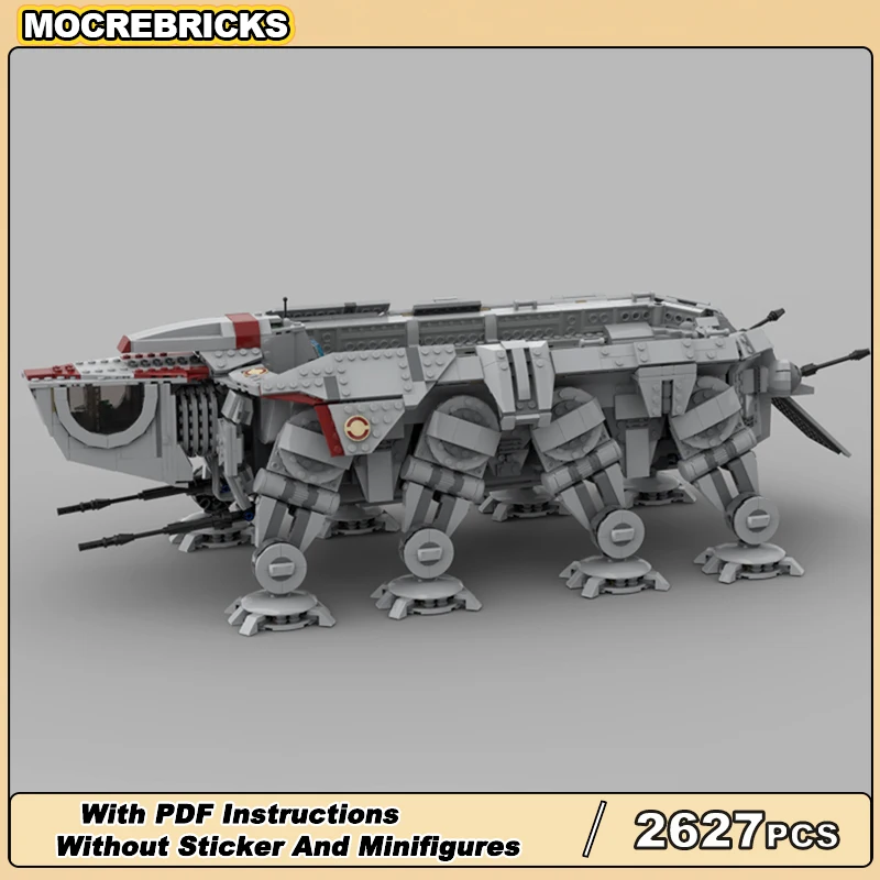 

MOC-224077 Space War All Terrain Landing Platform AT-OT Building Block Assembly Model Technology Bricks Toys Children's Gifts