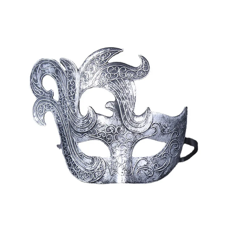 1pcs Men Adult Creative  Costume Ball Retro Mask Gold Silver Venice Party  Mystical Props Decoration Navidad Christmas