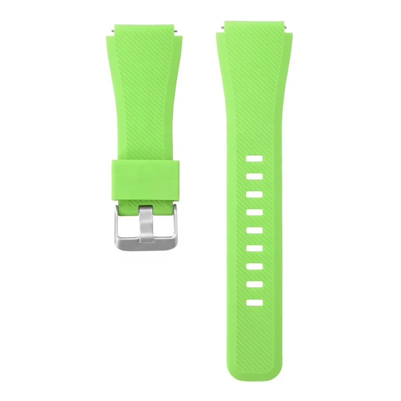 Solid color Silicone Sports Replacement watchband for Samsung Galaxy Watch 4 Active2 20/22mm