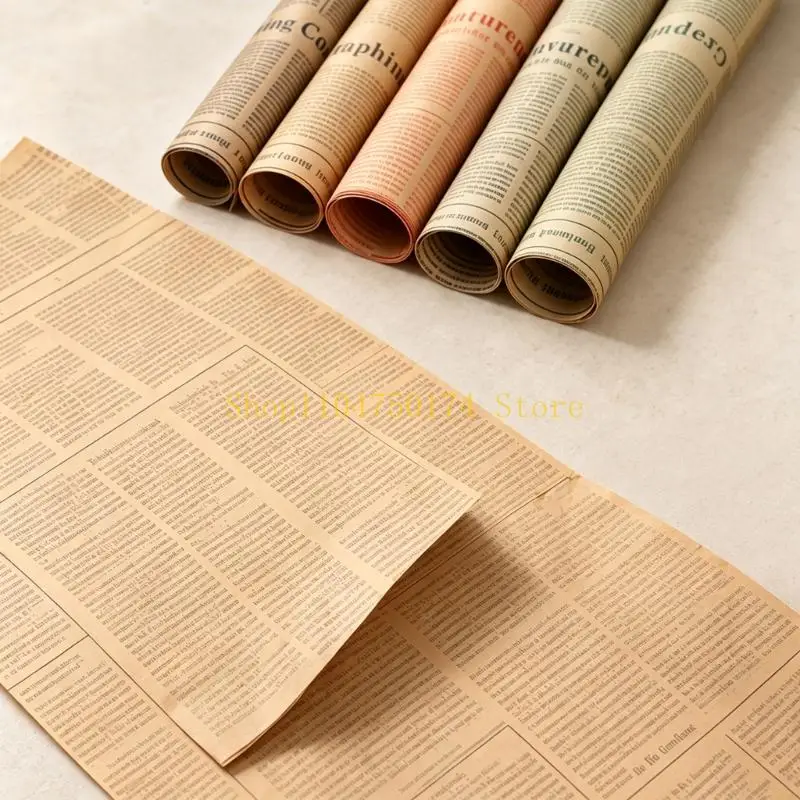 Christmas Gift Wrapping Paper Set 60-Sheet 50x70CM Wrapping Paper for Packages Top Sale